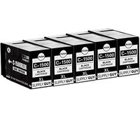 Supply Guy 5 Cartuchos de Tinta con viruta Compatible con Canon PGI-1500XL Negro para Canon Maxify MB2000 MB2050 MB2100 MB2150 MB2155 MB2300 MB2350 MB2700 MB2750 MB2755