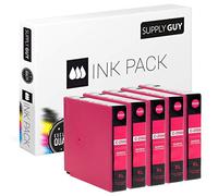 Supply Guy 5 Cartuchos de Tinta con viruta Compatible con Canon PGI-2500XL Magenta para Canon Maxify IB4000 IB4050 IB4100 IB4150 MB5000 MB5050 MB5100 MB5150 MB5155 MB5300 MB5350 MB5400 MB5450 MB5455
