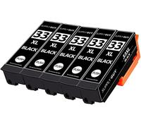 Supply Guy 5 Cartuchos de Tinte Compatible con Epson 33XL Negro para Expression Premium XP530 XP540 XP630 XP635 XP640 XP645 XP830 XP900