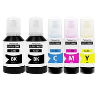 Supply Guy 5X Tinta Compatible con Canon GI-50 Multipack para Pixma G5050 G6050 G7050