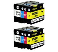 Supply Guy 8 Cartuchos de Tinta Compatible con HP 932 933 932XL 933XL para HP OfficeJet 6100 6600 6700 7110 7510 7600 7610 7612 (con Chip e indicador de Nivel)
