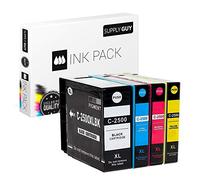 Supply Guy Cartuchos de Impresora compatibles con Canon PGI-2500XL para MB5150 MB5050 MB5300 MB5350 MB5450 MB5155 MB5455 iB4050 iB4150 (Multipack de 4)