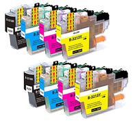 Supply Guy LC-3213 Cartuchos compatibles con Brother LC-3213VAL LC-3211 para DCP-J572DW DCP-J772DW DCP-J774DW MFC-J497DW MFC-J491DW MFC-J890DW Multipack 8 Cartuchos de Tinta