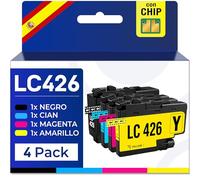 Supply Guy LC426 Cartuchos compatibles con Brother LC 426 LC426VAL para MFC-J4335DW MFC-J4340DW MFC-J4340DWE MFC-J4540DW Multipack 4 Cartuchos de Tinta