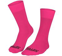 SUPPORT Calcetines de ciclismo súper ligeros para hombre, unisex, accesorios para senderismo, senderismo, escalada, ciclismo, equitación en bicicleta, rosa fluo 42-44