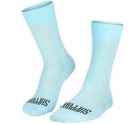 Support Calcetines de ciclismo superligeros hombre, tecnología transpirable, unisex, accesorios ciclista, senderismo, escalada, equitación, Azul 36-38 EU