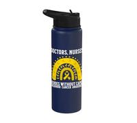 Support Childhood Cancer Awareness Medical Community Gifts Stainless Steel Insulated Water Bottle