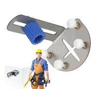 Support Corner Brackets - 4.53 inches Level Holder, Wall Mounted Level Bracket, Stainless Steel Wall LevelBracket | Anti-slip Power Tool Supplies, Precision Adjustment Support Holder for Professional