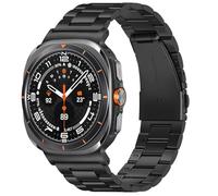 Support Correa Metal Compatible con Correa Samsung Galaxy Watch Ultra 47mm, Pulseras Acero Inoxidable para Galaxy Ultra 47mm, Negro