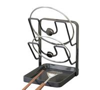 Support Couvercles Casserole - Résistant Rouille Économiseur Espace Compact | Organisateur Facile À Installer Durable | Appartement Garde-manger Plan De Travail Résidence Universitaire Restaurant