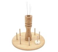 Support De Bobine En Bois - Organisateur De Fil À Coudre Avec Base Ronde