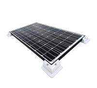 Support De Montage Pour Panneaux Solaires De Camping-Car | Kit De Fixation En Plastique Robuste Pour Toit De Caravane Bateau & Camion | Accessoires De Pose Sans Perçage