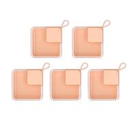 Support de poussière dans l'organisateur de stockage transparent en poudre d'outils portables pour les gemmes orange