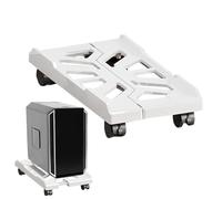 Support de processeur mobile réglable - support de tour PC léger, porte-hôte d'ordinateur de bureau | Ventilation sous support de CPU avec roulettes de largeur réglable pour la plupart