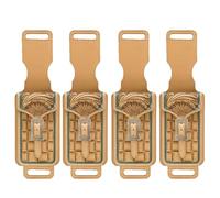 Support de téléphone pour Selle Western | Sangle réglable pour Smartphones | Design Cowboy robuste et Artisanal pour Les passionnés d'équitation, de Ranch, de rodéo et de randonnée (4Pcs)