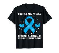 Support Diabetes Doctors and Nurses Awareness Diabetes Gifts Camiseta