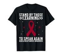 Support Head and Neck Cancer Awareness Gifts Head & Neck Camiseta