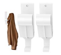 Support mural pour porte-casque | Support 2 pièces avec crochet, cintre pour casque de moto - pour rangement, affichage, mur, veste, chapeau, sac à dos, manteau, vêtements, sac, ce qui le rend idéal p