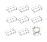 Support Numéro De Table En Acrylique - Acrylique | 10 Pièces De Support, Petits Porte-Cartes De Nom | Pour Mariage Banquet Dîner Formel Gala D'Entreprise Fête Prénuptiale Buffet