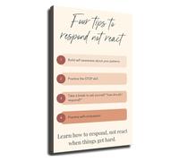 Support Poster You Matter Canvas Print Dorm Room Art | Validates difficult emotions and encourages reaching out (Magnetic,12x18inch(30x45cm))