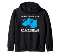 Support Prostate Cancer Awareness Gifts for Men Warrior Sudadera con Capucha