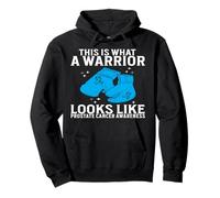 Support Prostate Cancer Awareness Gifts for Men Warrior Sudadera con Capucha