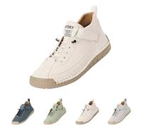 Support Shoes for Elderly Women Comfortable Orthopedic Sneakers Women's Arch Support Walking Shoes Handmade Plantar Fasciitis Breathable Supportive Orthotic Friendly for Standing Everyday Wear UK