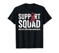 Support Squad - Cinta de Myeloma múltiple Warrior Burdeos Camiseta