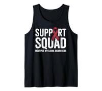 Support Squad - Cinta de Myeloma múltiple Warrior Burdeos Camiseta sin Mangas