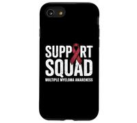 Support Squad - Cinta de Myeloma múltiple Warrior Burdeos Carcasa para iPhone SE (2020) / 7 / 8