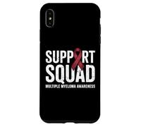 Support Squad - Cinta de Myeloma múltiple Warrior Burdeos Carcasa para iPhone XS Max