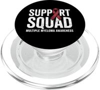 Support Squad - Cinta de Myeloma múltiple Warrior Burdeos PopSockets PopGrip para MagSafe