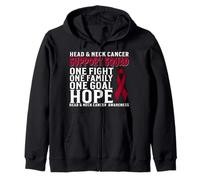 Support Squad Head and Neck Cancer Awareness Head & Neck Sudadera con Capucha