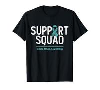 Support Squad Shirts Mes de concientización sobre la agresión Sexual Camiseta