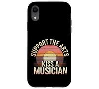 Support The Arts Kiss A Musician Apreciación musical ------ Carcasa para iPhone XR