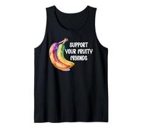 Support Your Fruity Friends LGBT Gay Pride Ally Queer LGBTQ+ Camiseta sin Mangas