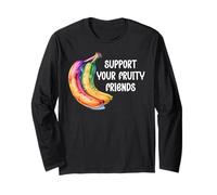 Support Your Fruity Friends LGBT Gay Pride Ally Queer LGBTQ+ Manga Larga