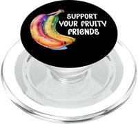 Support Your Fruity Friends LGBT Gay Pride Ally Queer LGBTQ+ PopSockets PopGrip para MagSafe