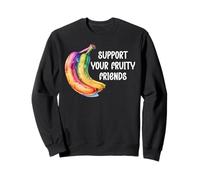 Support Your Fruity Friends LGBT Gay Pride Ally Queer LGBTQ+ Sudadera