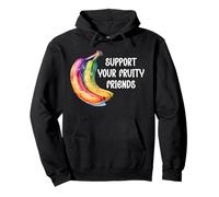 Support Your Fruity Friends LGBT Gay Pride Ally Queer LGBTQ+ Sudadera con Capucha