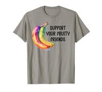 Support Your Fruity Friends LGBTQ Gay Pride Ally Queer LGBT Camiseta