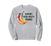 Support Your Fruity Friends LGBTQ Gay Pride Ally Queer LGBT Sudadera