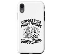 Support Your Fruity Friends Tolerancia Lgbtq Arco iris Carcasa para iPhone XR