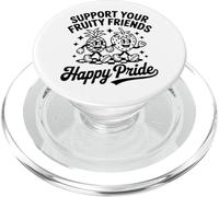 Support Your Fruity Friends Tolerancia Lgbtq Arco iris PopSockets PopGrip para MagSafe