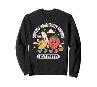 Support Your Fruity Friends Tolerancia Lgbtq Arco iris Sudadera
