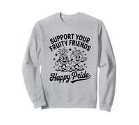 Support Your Fruity Friends Tolerancia Lgbtq Arco iris Sudadera