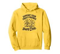 Support Your Fruity Friends Tolerancia Lgbtq Arco iris Sudadera con Capucha