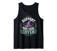 Support Your Local Coven Palo De Escoba Camiseta sin Mangas