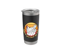 Support Your Local Egg Dealer Camisa de pollo Vintage Sunset Vaso térmico de acero inoxidable de doble pared