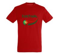 Supportershop - 8 Camiseta Portugal niños 8 para niño, Rojo, FR: L (Talla Fabricante: 8 años)